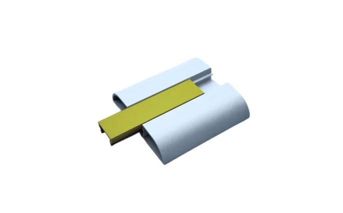 lisse de protection gris + profilé cache vis jaune ISOSELL
