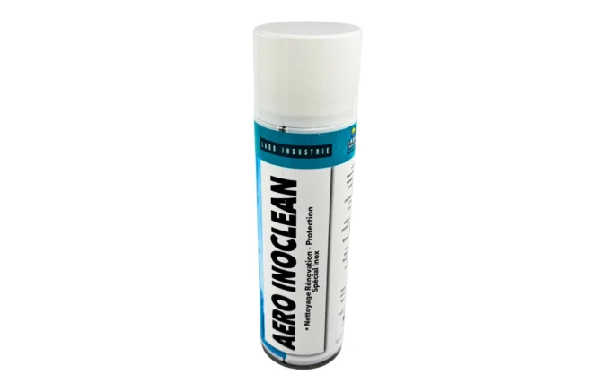 Aérosol AERO INOCLEAN – spray nettoyant inox professionnel sans trace, contact alimentaire – ISOSELL