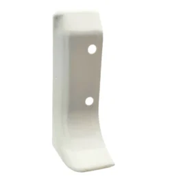 Embout droit pour Plinthes PVC à lèvres souples, accessoire de finition en PVC blanc pour fermeture hygiénique des extrémités, compatible HACCP, pose par rivet, idéal en agroalimentaire, santé ou restauration - ISOSELL