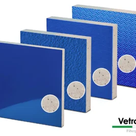 Plaques peau polyester VETRO-FARM ISOSELL – finitions lisse, gaufrée et antidérapante pour bâtiments d’élevage