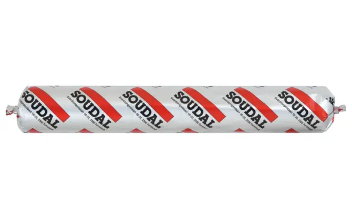 Poche 600 ml Soudaseal 250XF – adhésif/mastic hybride pour supports légèrement humides – versions blanc/gris/noir – ISOSELL isosell-pro.com