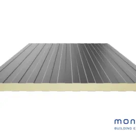 Panneau sandwich de bardage Monowall 1150 Monopanel nervuré. Revêtement acier pour bâtiments agricoles et industriels. Distribué par ISOSELL sur isosell-pro.com.