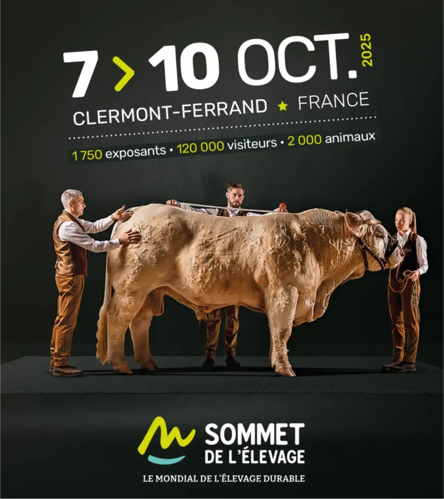 Affiche officielle Sommet de l’Élevage 2025. ISOSELL présent au Hall 2 Stand F205