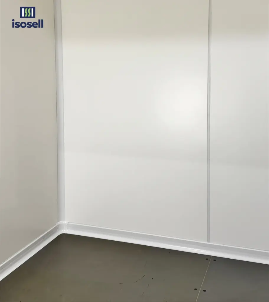 Panneau de sol isotherme pour construction de chambre froide industrielle ISOSELL