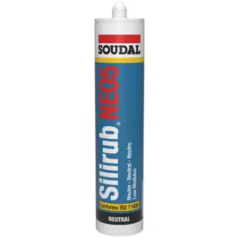 Cartouche Silirub NEO5 mastic silicone neutre construction distribué par ISOSELL