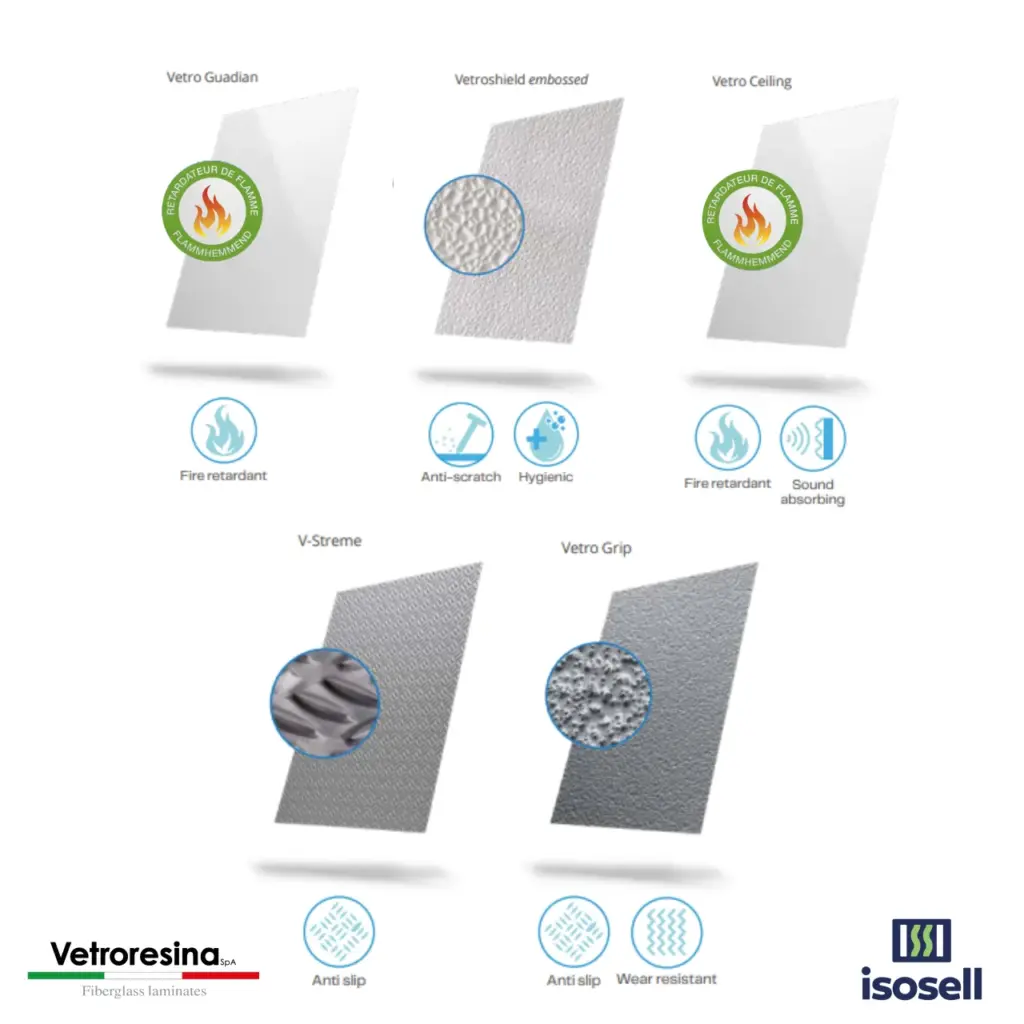 Solutions Vetroresina au salon CFIA Rennes 2026 exposé par ISOSELL sur le stand 5-C26