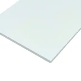 Plaque PVC compacte 2 mm blanche classement feu M1 - ISOSELL