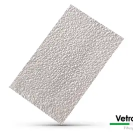 Plaque polyester gaufrée Vetroshield ISOSELL en polyester renforcé fibre de verre pour revêtement mural d’environnements exigeants